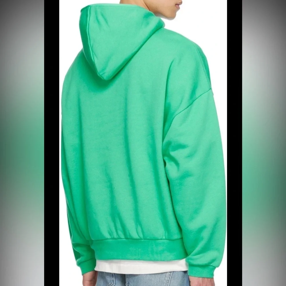 Fear of God ESSENTIALS 2024 Mint Leaf Hoodie M NWT FW24 - Picture 4 of 8